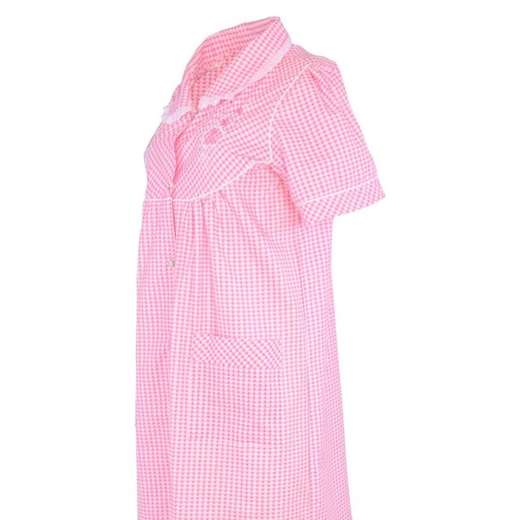 House Dresses for Women with Pockets - Lightweight Breathable Short Sleeve Comfy - Picture 3 of 4